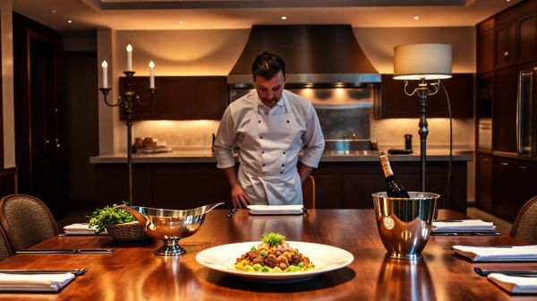 Découvrez une expérience culinaire exclusive avec votre chef privé