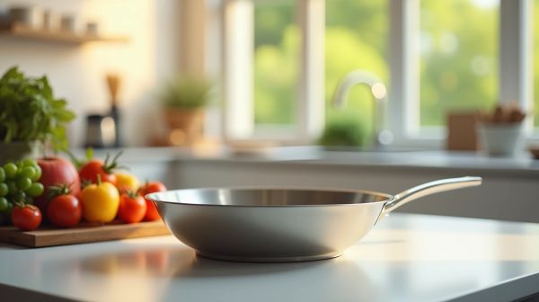 Poêle inox 28 cm : un allié pour une cuisine saine et durable